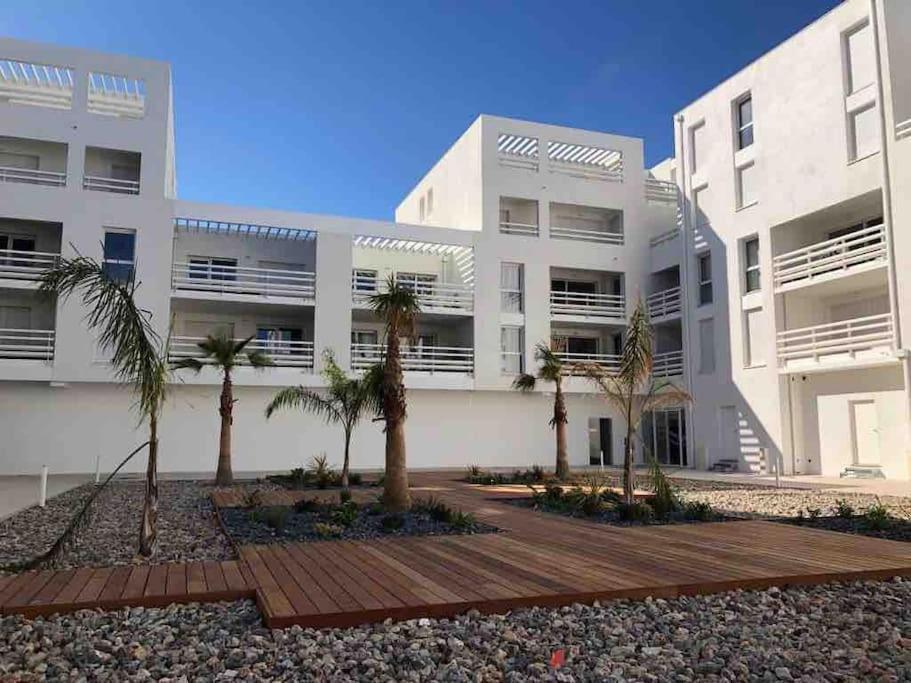 Les Voiles Blanches T2 Luxe A 100M De La Plage Лекат Екстер'єр фото